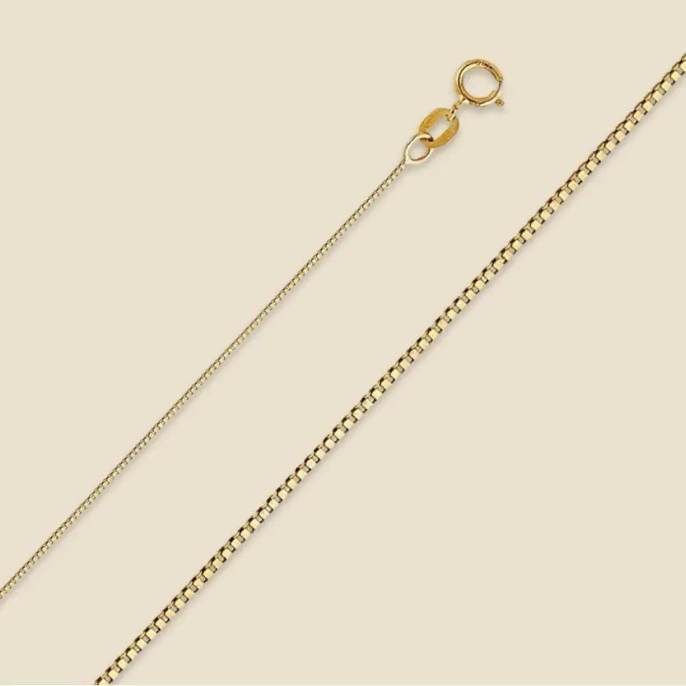 14k real gold 18” chain necklace perfect gift